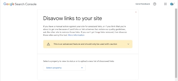 DISAVOW tool from google console is where you add you list of spammy backlinks