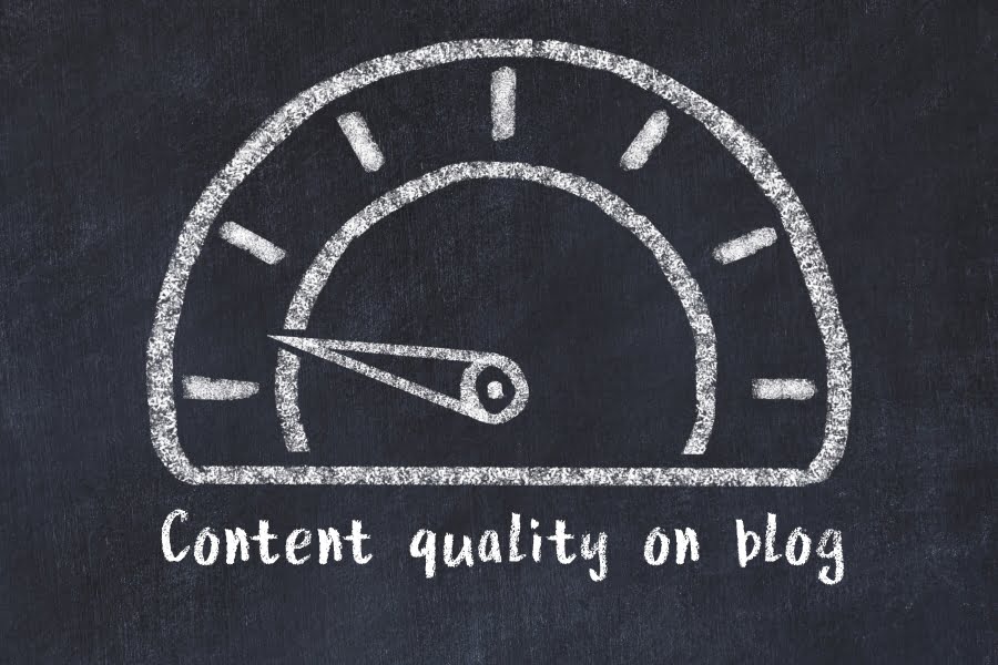 content quality on blog