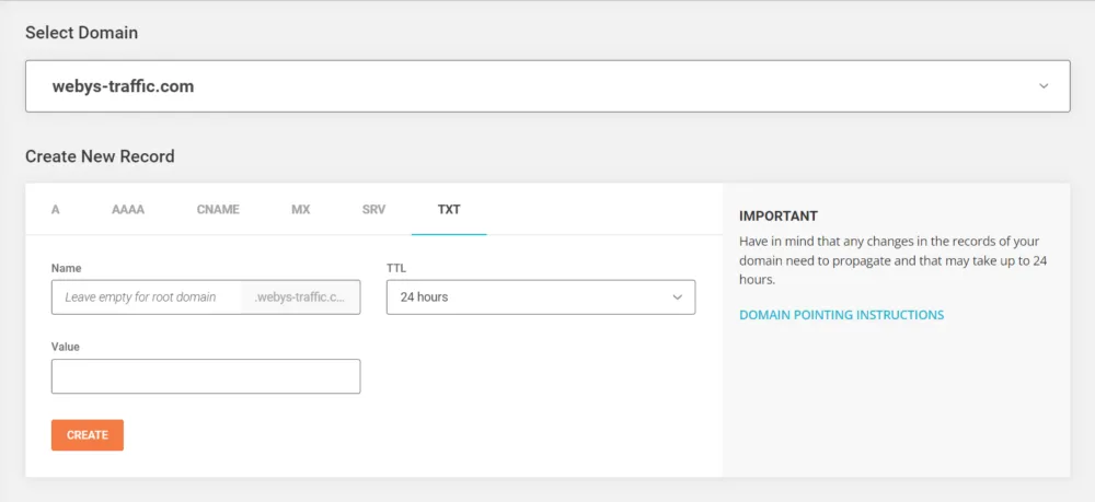 DNS verification