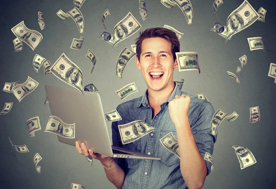 make money is a guy happy that running dollars