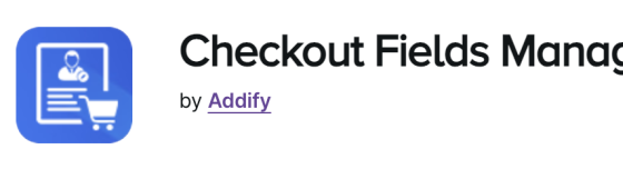 Checkout Fields Manager